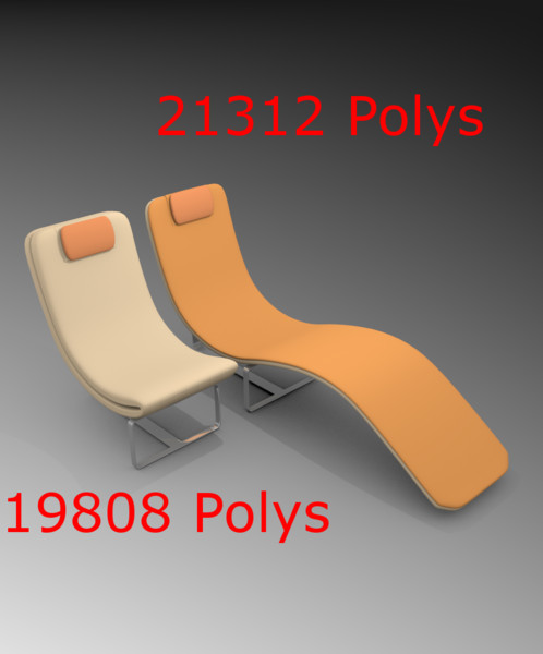3d model pack 7 chairs - 7 modern chairs pack... by TotexArtz